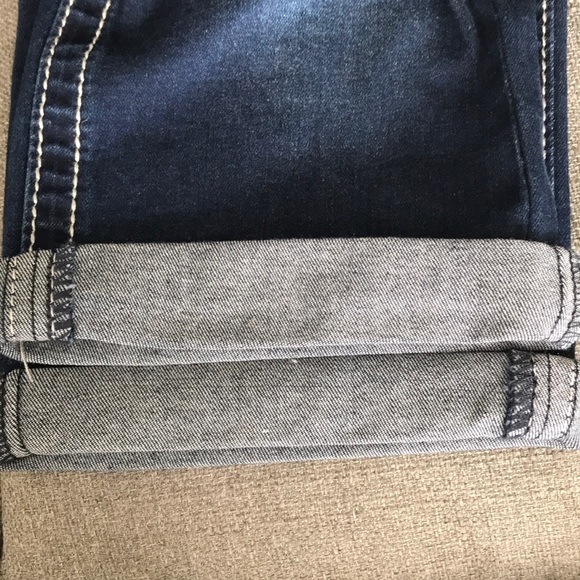 Blue Mid Rise Capris - Picture 7 of 9